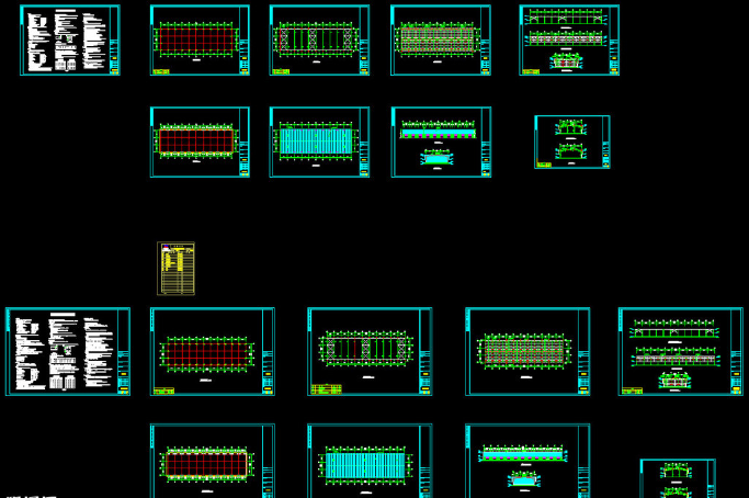 景洪钢结构厂房图纸
