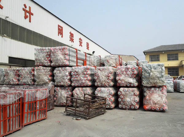 景洪网架成品待发