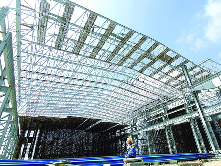 景洪船厂网架工程