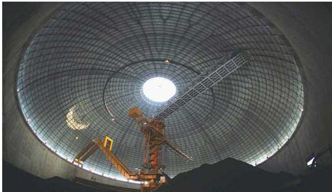 景洪发电厂干煤棚网架